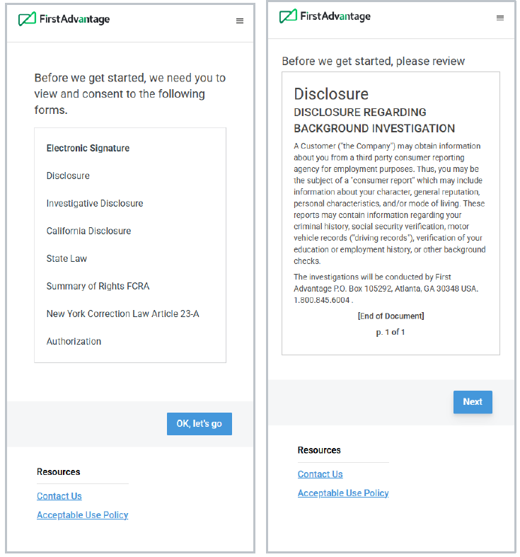 Care Portal - Completing Required Forms in Candidate Hub